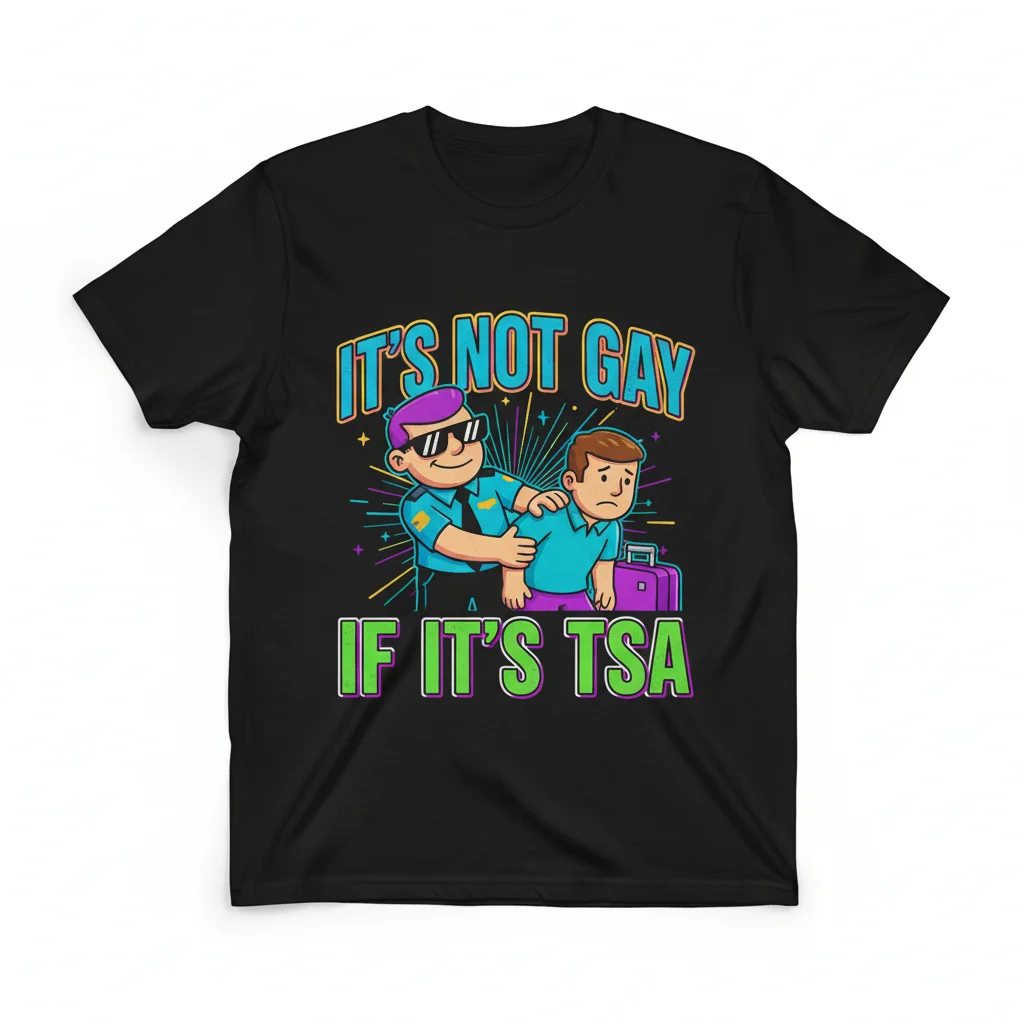 TSA Vibe Tee: Not Gay, Just Genius