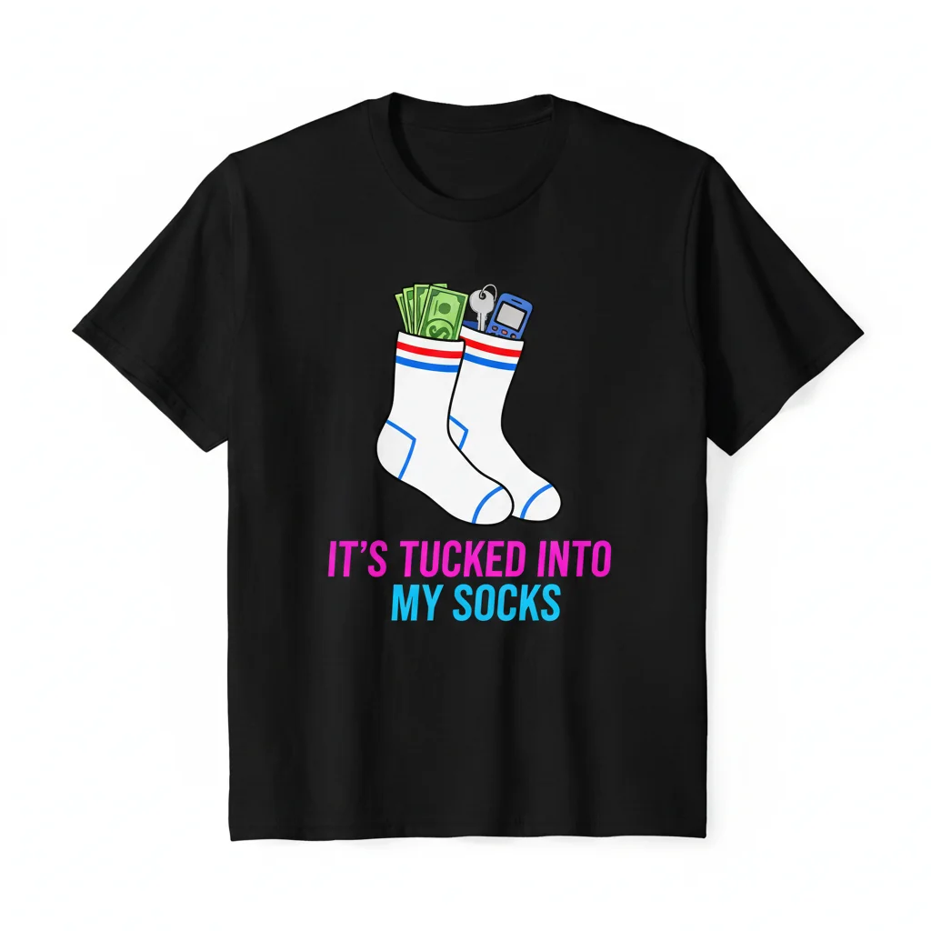 It's Tucked Into My Socks Essential Graphic Tee