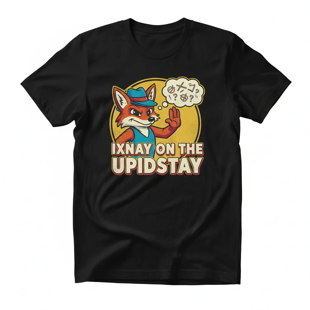 IXNAY ON THE UPIDSTAY Essential T-Shirt – Premium 100% Ring-Spun Cotton Tee for Men & Women