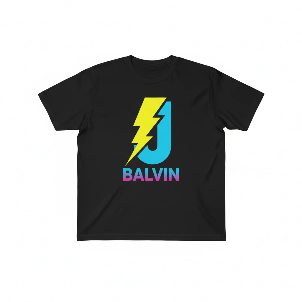 J Balvin Logo Essential T-Shirt - Official Merch, Premium Cotton Tee