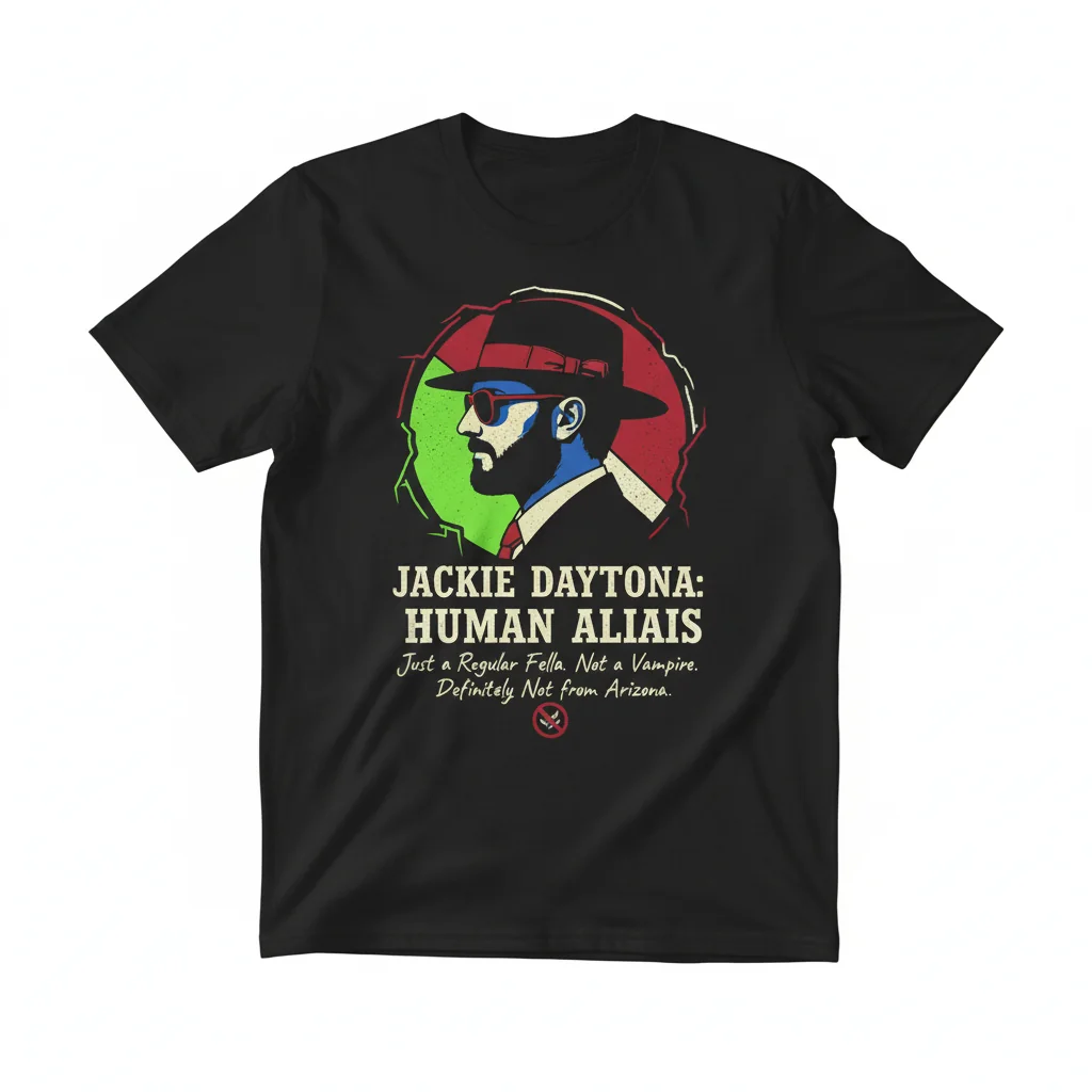 Durable Jackie Daytona What We Do in the Shadows Shirt - Fade-Resistant & Comfortable