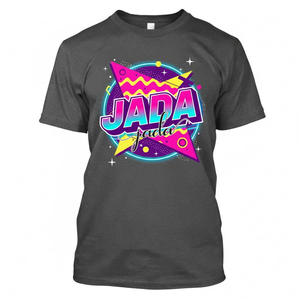 Jada - Personalized Grace in Black Cursive Essential Tee