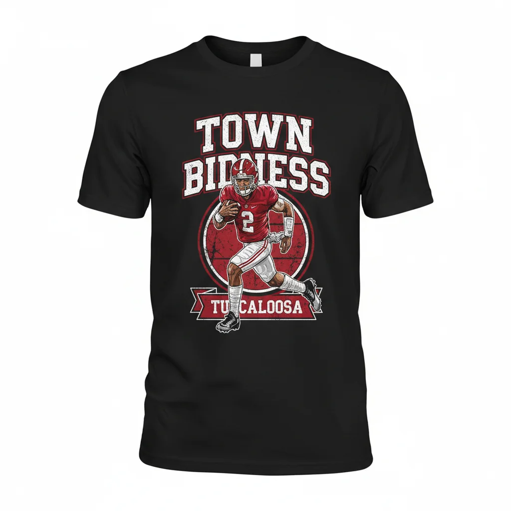 Hurts Alabama Essential Tee – Elevate Your Game Day Style