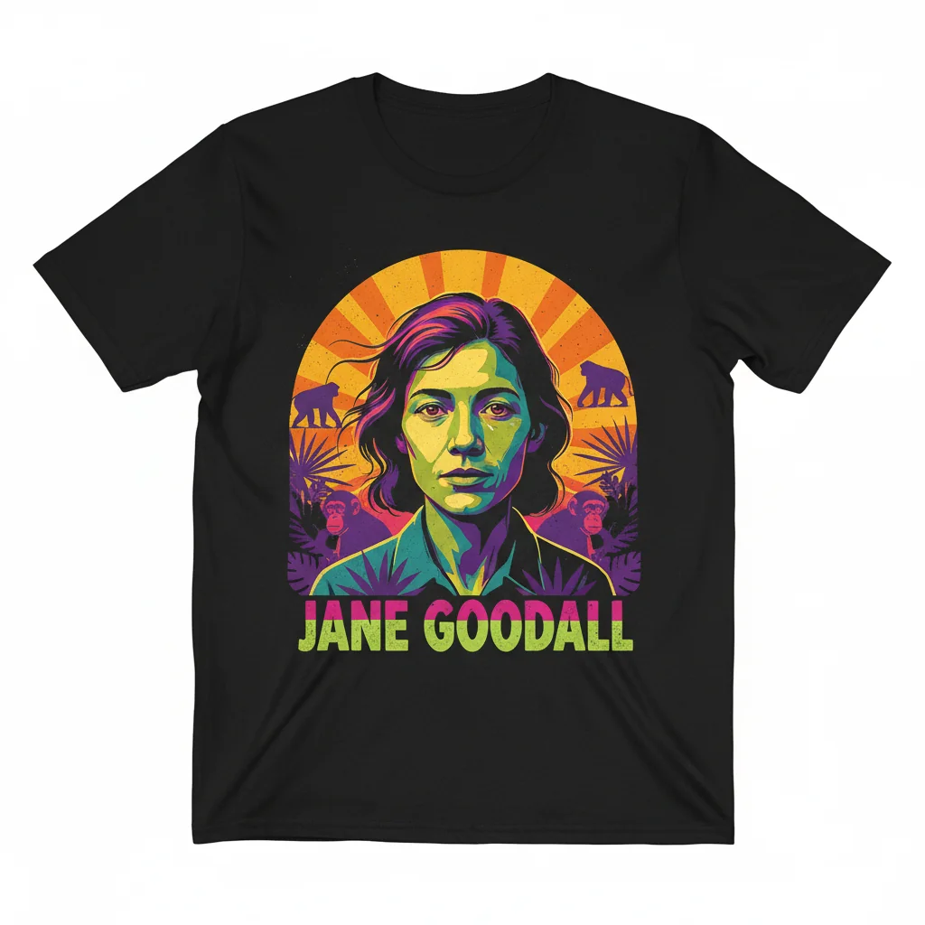 Embrace Your Inner Activist: The Jane Goodall Retro Tee
