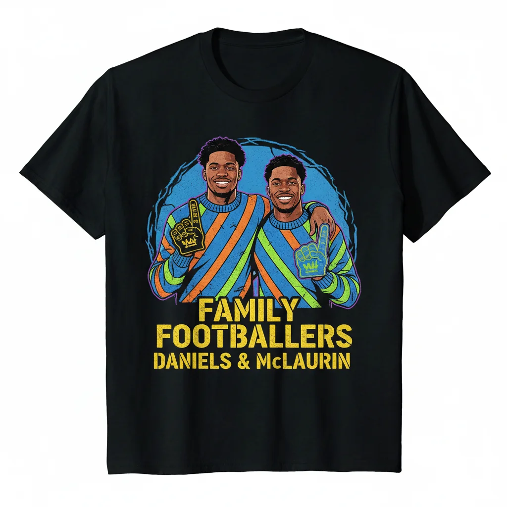 Commanders' Connection: Jayden Daniels & Terry McLaurin 'Family Portrait' Tee