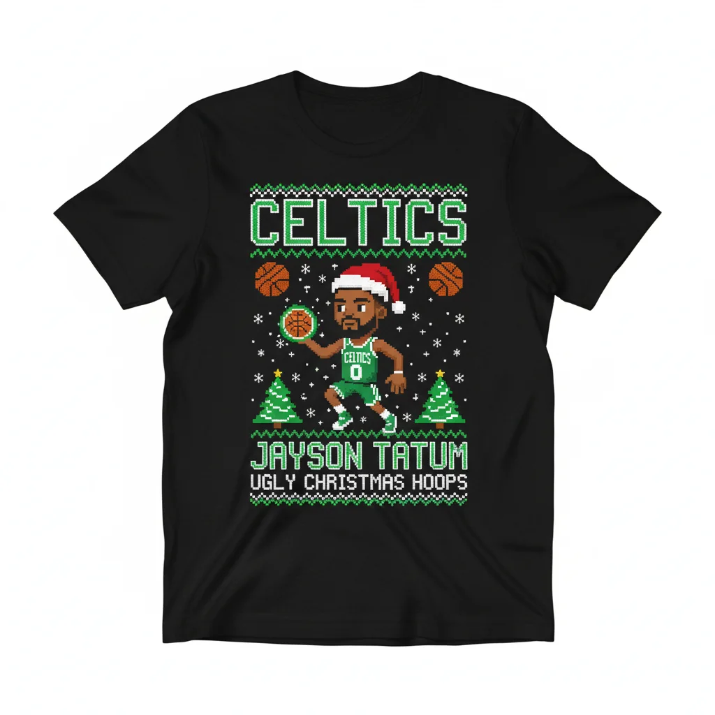 Tatum Celtics Ugly Christmas Knit Tee