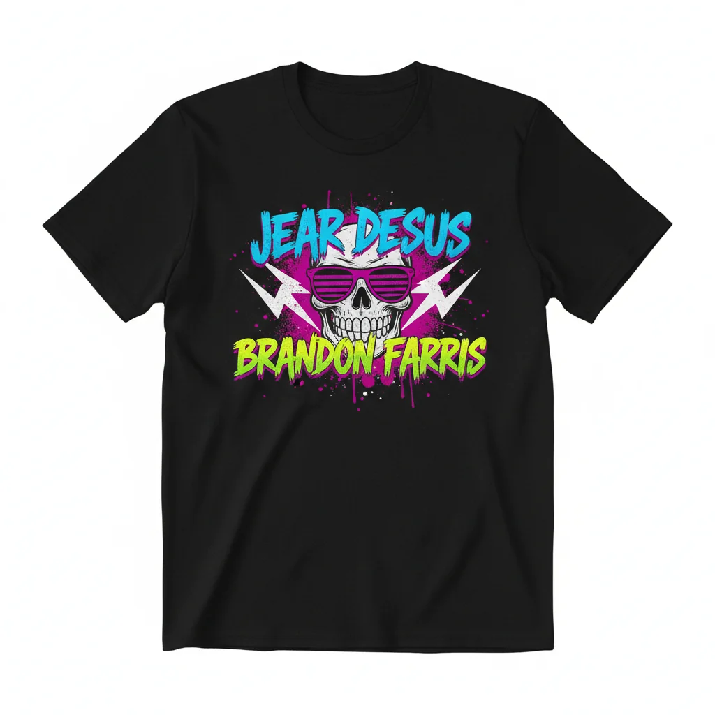 Brandon Farris 'JEAR DESUS' Essential T-Shirt - Premium Cotton, Retail Fit