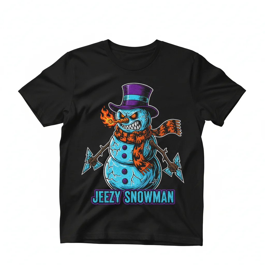 Jeezy Snowman: The 'Angry Snowman' Essential Tee – Wear Your Vibe