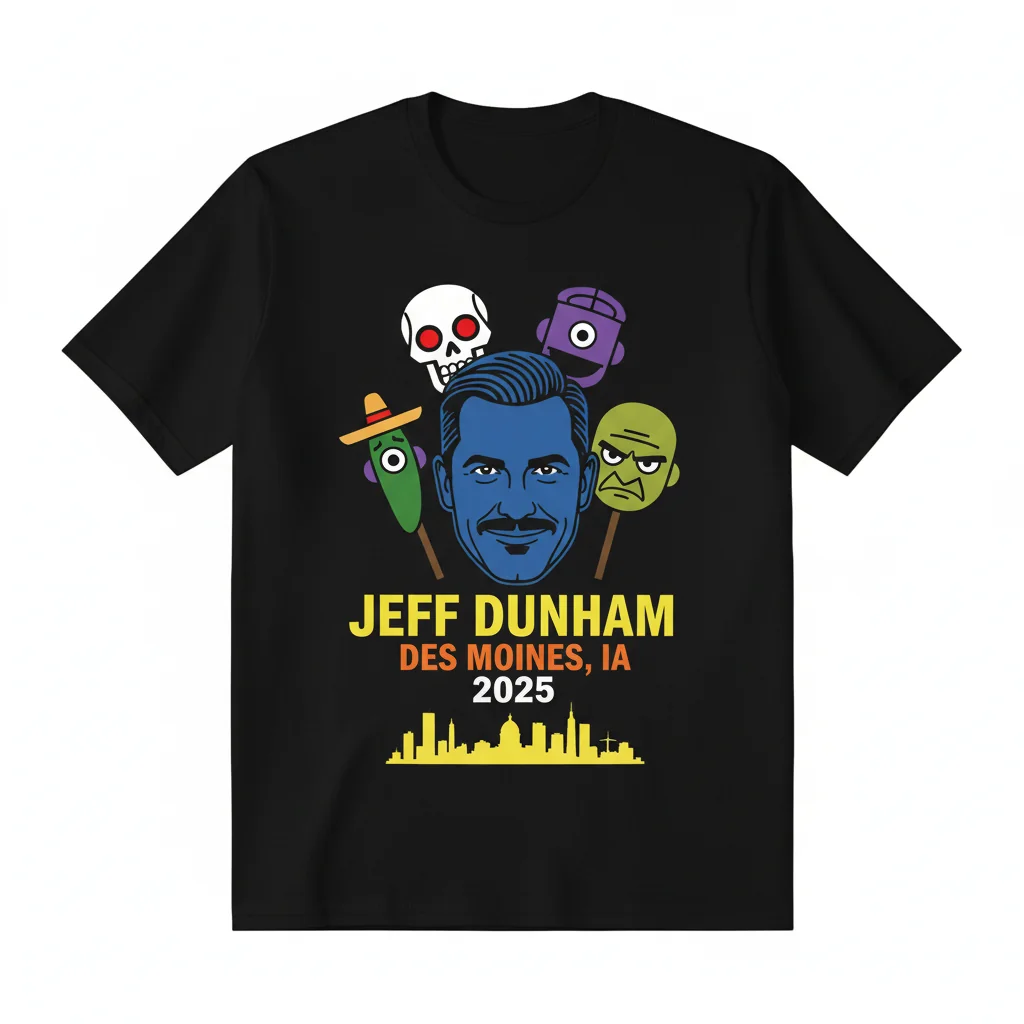 Embrace the Laughter: Jeff Dunham Des Moines 2025 Commemorative Tee