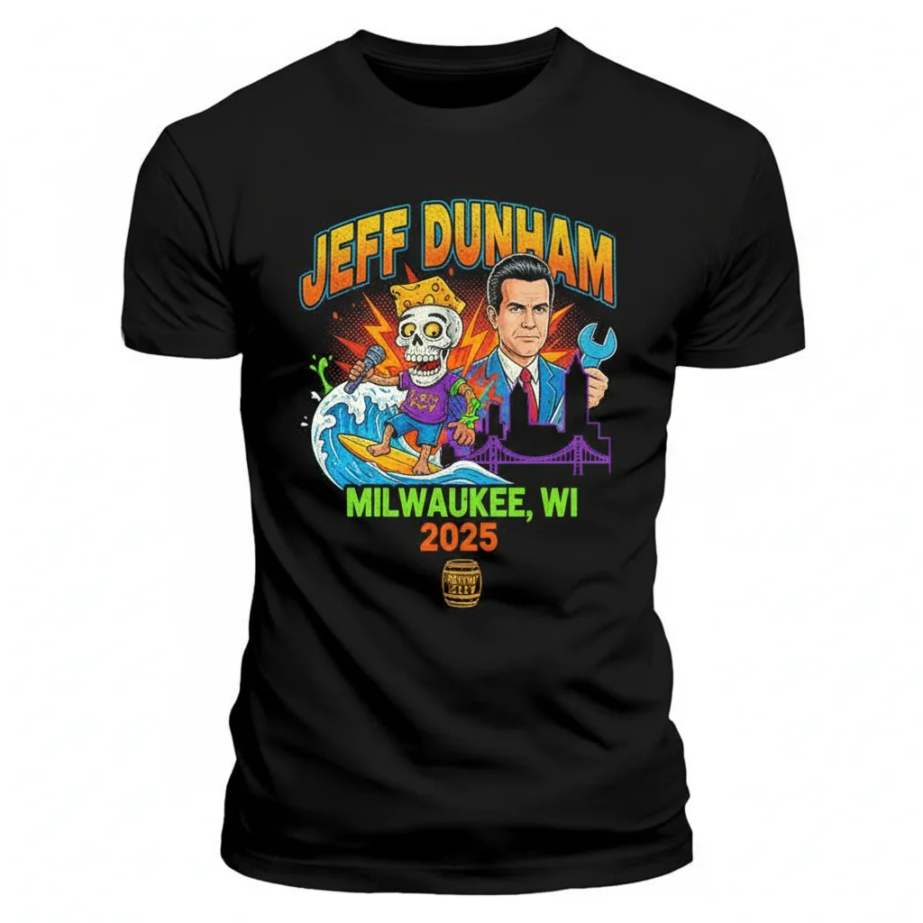 Embrace the Laughter: Jeff Dunham Milwaukee 2025 Commemorative Tee