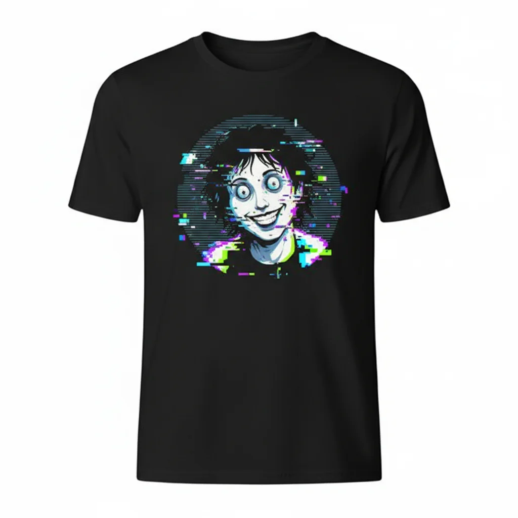 Jeff the Killer Lost Media Photo T-Shirt - Essential Creepypasta Merch