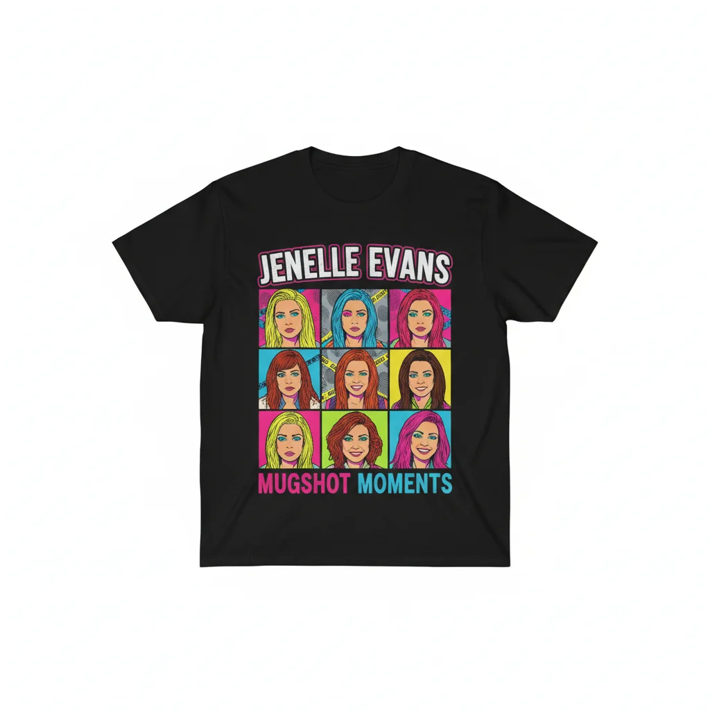 Jenelle Evans Teen Mom Mugshot Collage Essential T-Shirt – Reality TV Fan Apparel