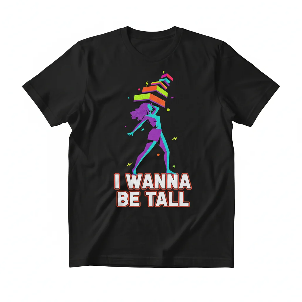 Jenna Marbles 'I Wanna Be Tall' Classic Tee – Iconic Street Style