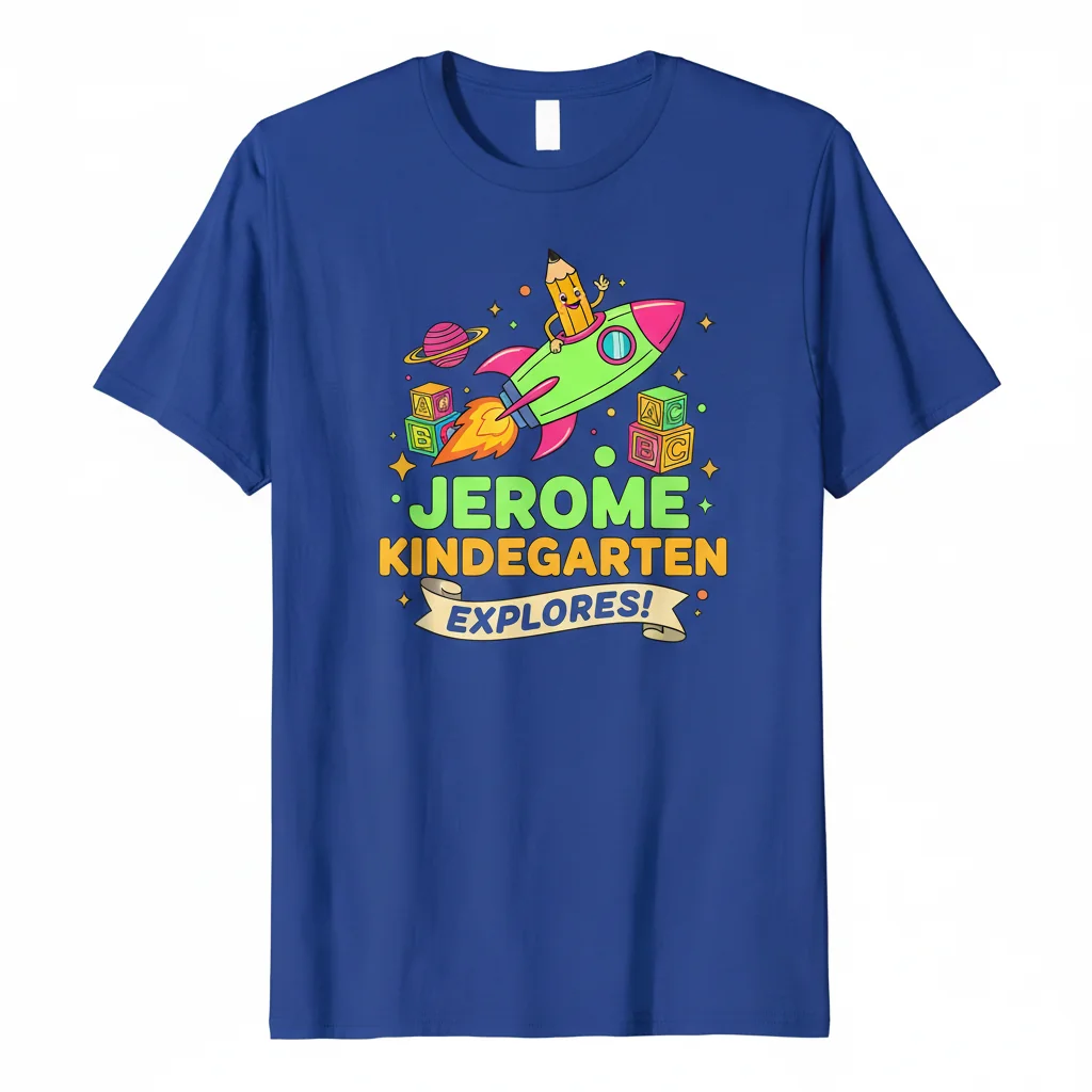 Jerome Kindergarten Essential T-Shirt - Soft & Comfortable Unisex Tee