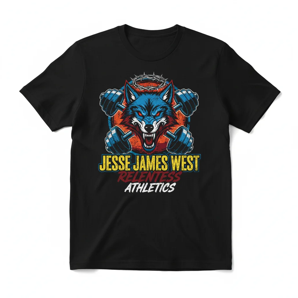 Jesse James West Relentless Athletics Tee