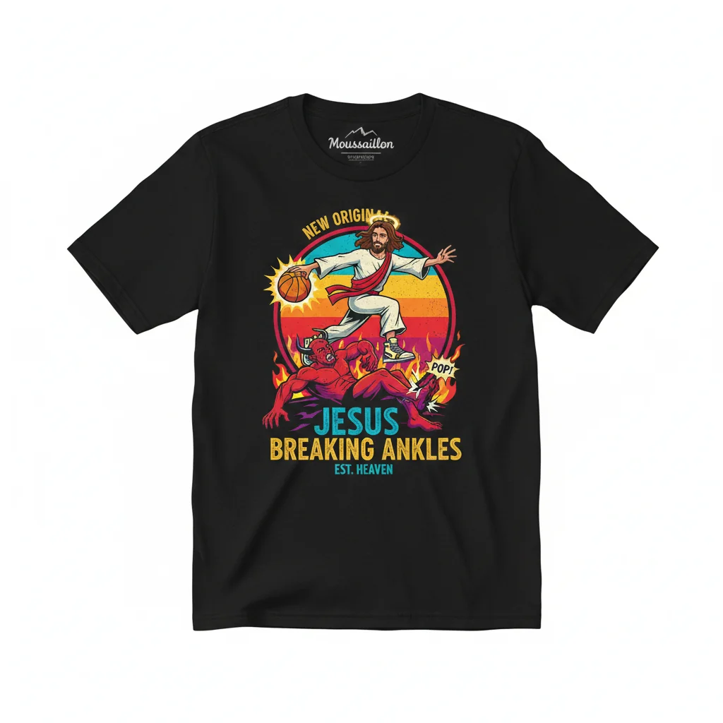 Jesus Breaking Satan's Ankles: A Victorious Art Essential T-Shirt 1 Jesus Breaking Satan's Ankles: A Victorious Art Essential T-Shirt