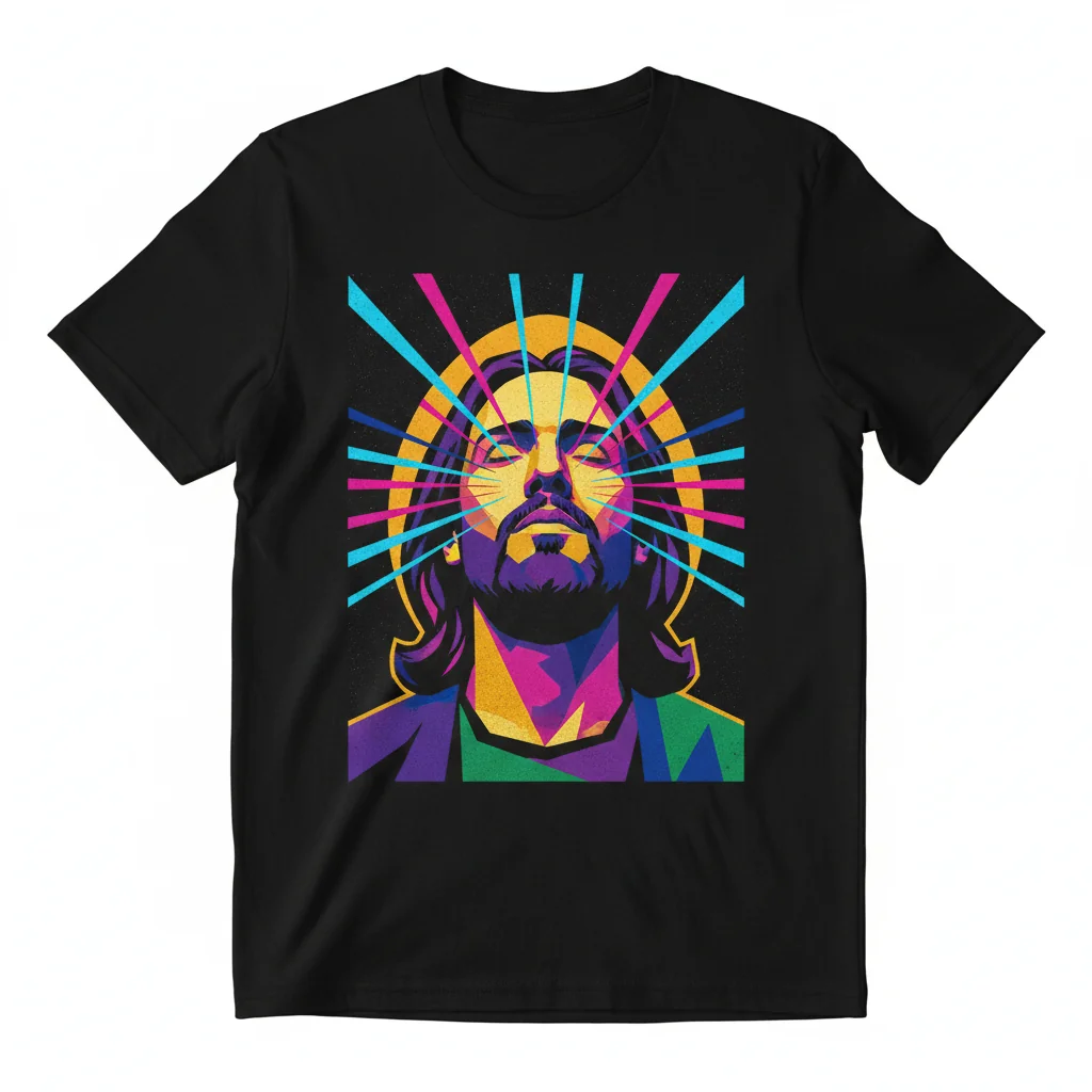 Vibrant 'Jesus Christ at 30 Years' Tee – Fade-Resistant & Ultra-Comfortable