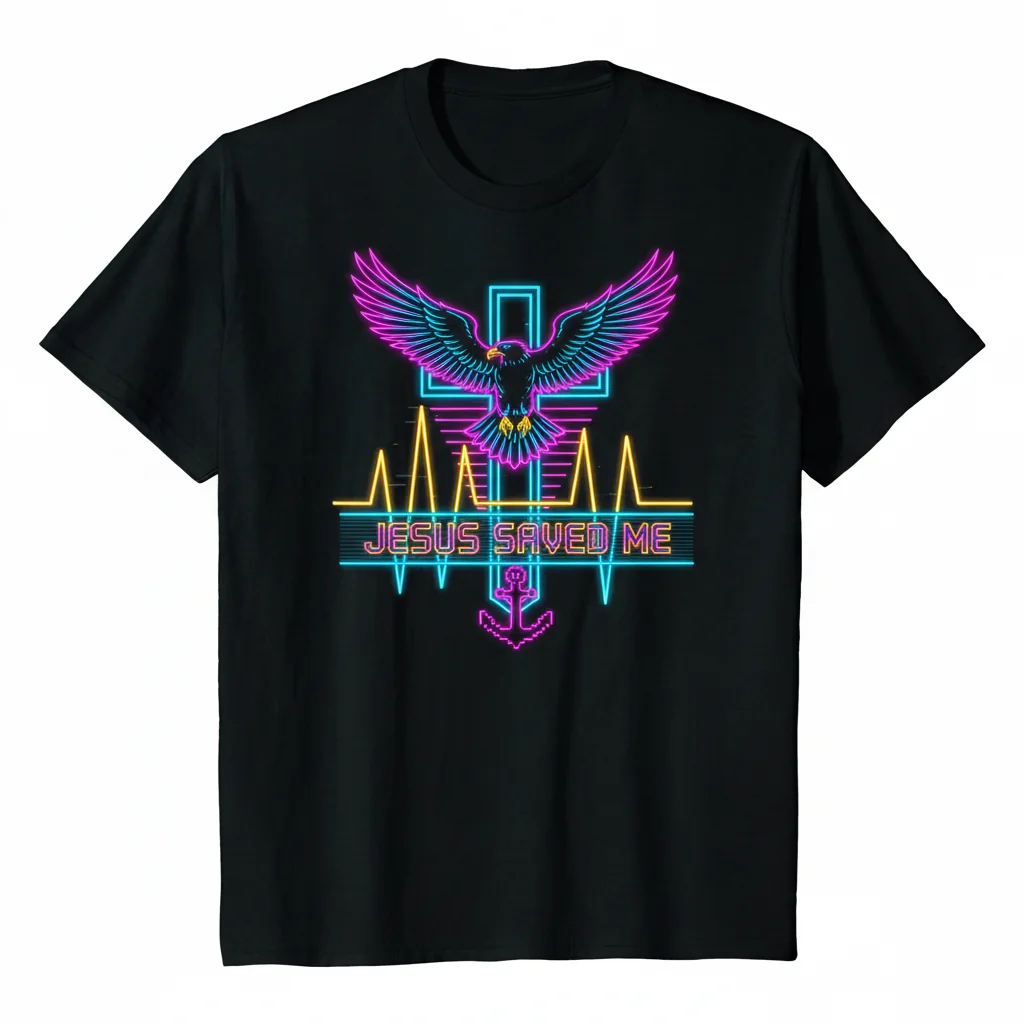 Jesus Saved Me Essential T-Shirt – Premium Cotton Religious Graphic Tee