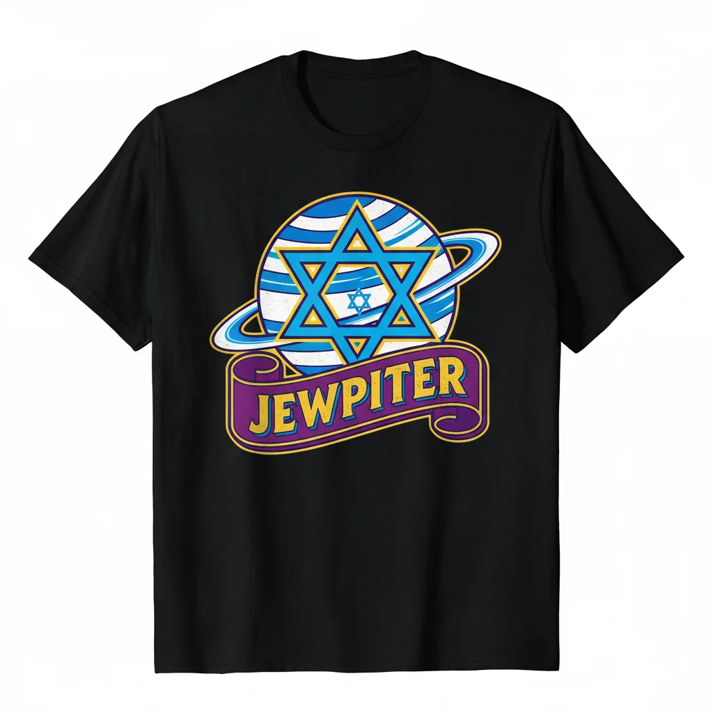 Jewpiter Planet Graphic Shirt | Durable & Ultra-Comfortable Unisex Tee