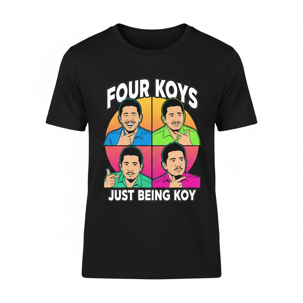 Jo Koy 'Just Being Koy' T-Shirt | Four Koys Graphic Comedy Tee