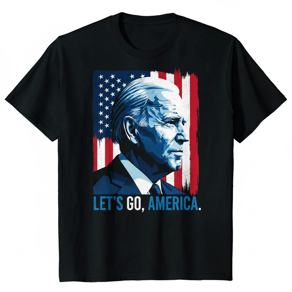 Joe Biden American Flag Graphic T-Shirt – Premium Cotton Unisex Tee