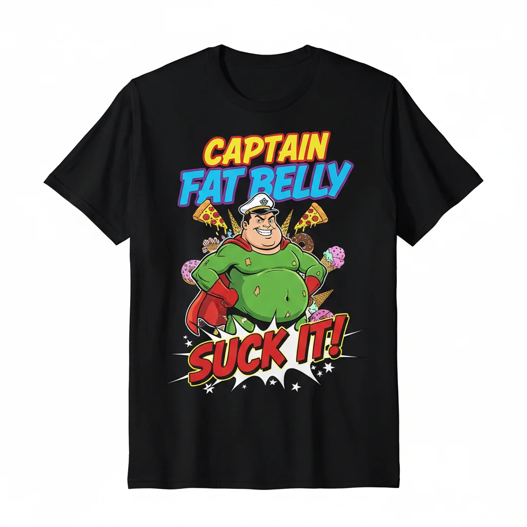 Joe Gatto 'Captain Fat Belly' Shirt | Impractical Jokers Fan Tee