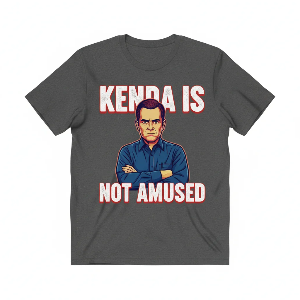 Joe Kenda 'Not Amused' T-Shirt | Durable, Fade-Resistant Fan Apparel