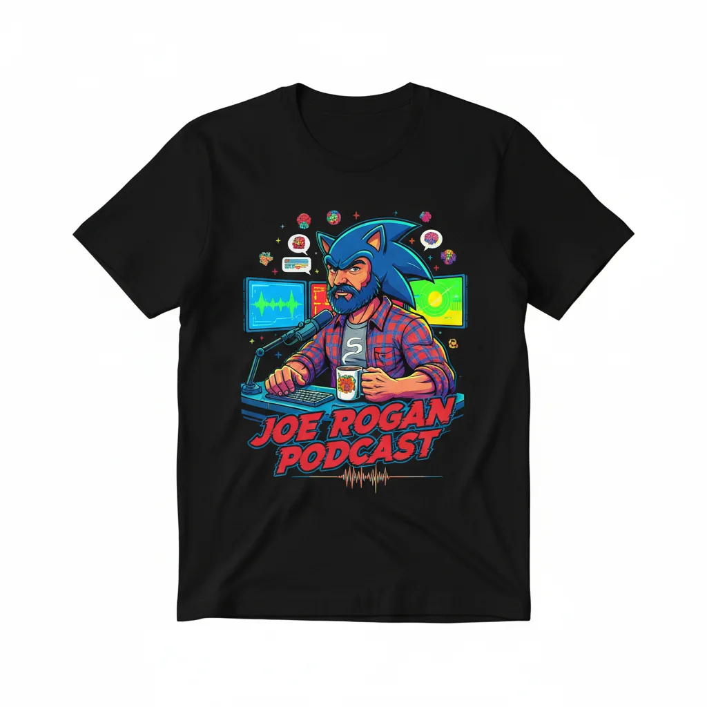 Camiseta Esencial Joe Rogan Podcast Sonic: Estilo Duradero y Comodidad Suprema