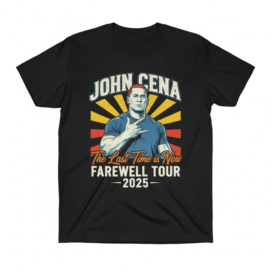 John Cena 'The Last Time is Now' Farewell Tour 2025 Shirt – Premium Quality & Fit