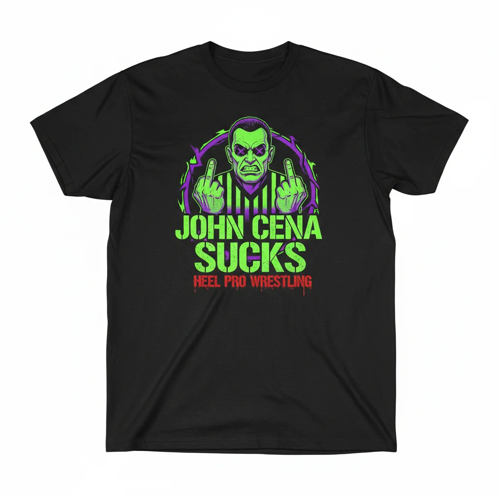 The Cena Anti-Hero: Embrace Your Inner Heel – Premium Pro Wrestling Lifestyle Tee