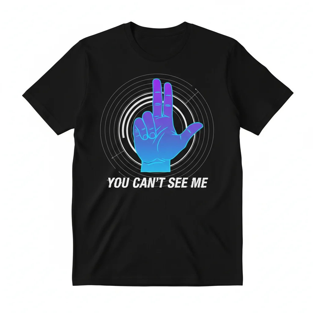 John Cena "You Can't See Him" Camouflage Graphic T-Shirt