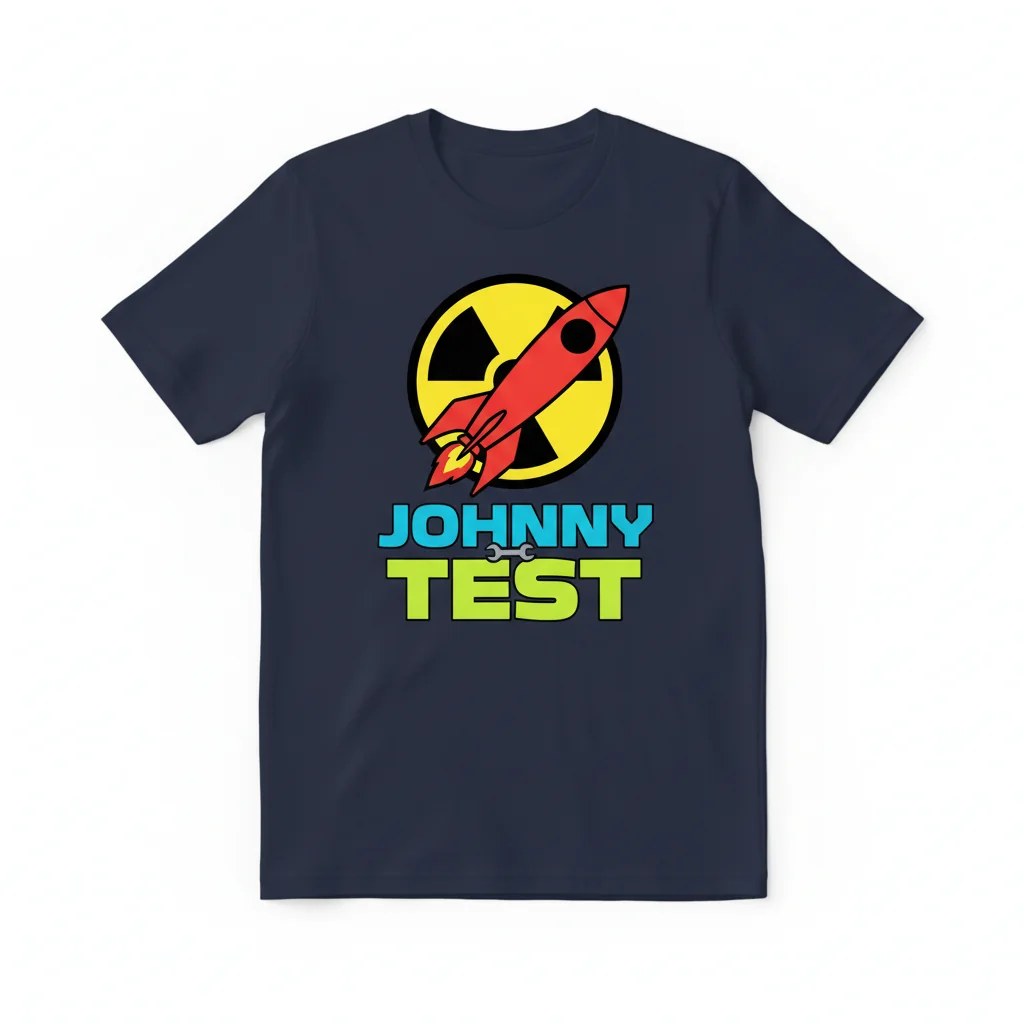 The Johnny Test Logo Art Tee | Nostalgic Comfort, Modern Style