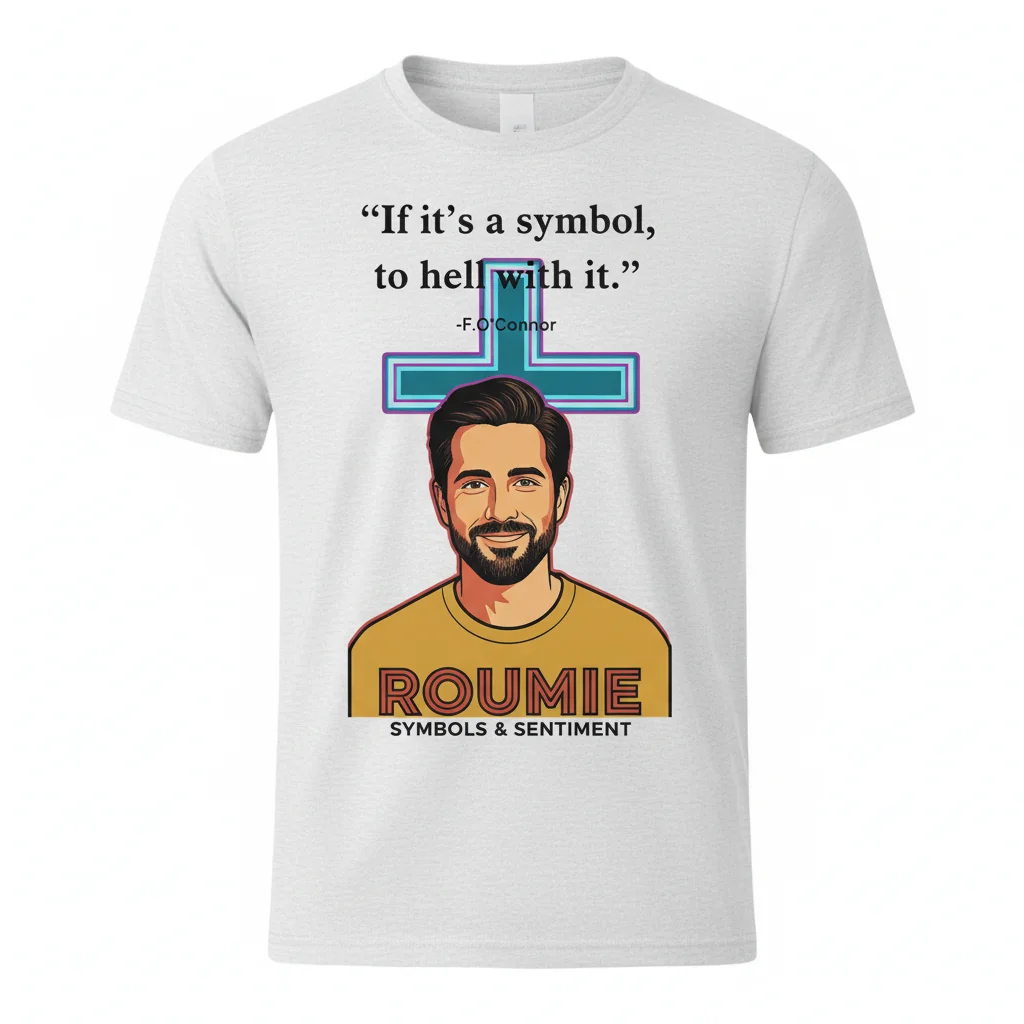 Roumie's 'Symbol To Hell With It' Tee: Iconic Statement Wear