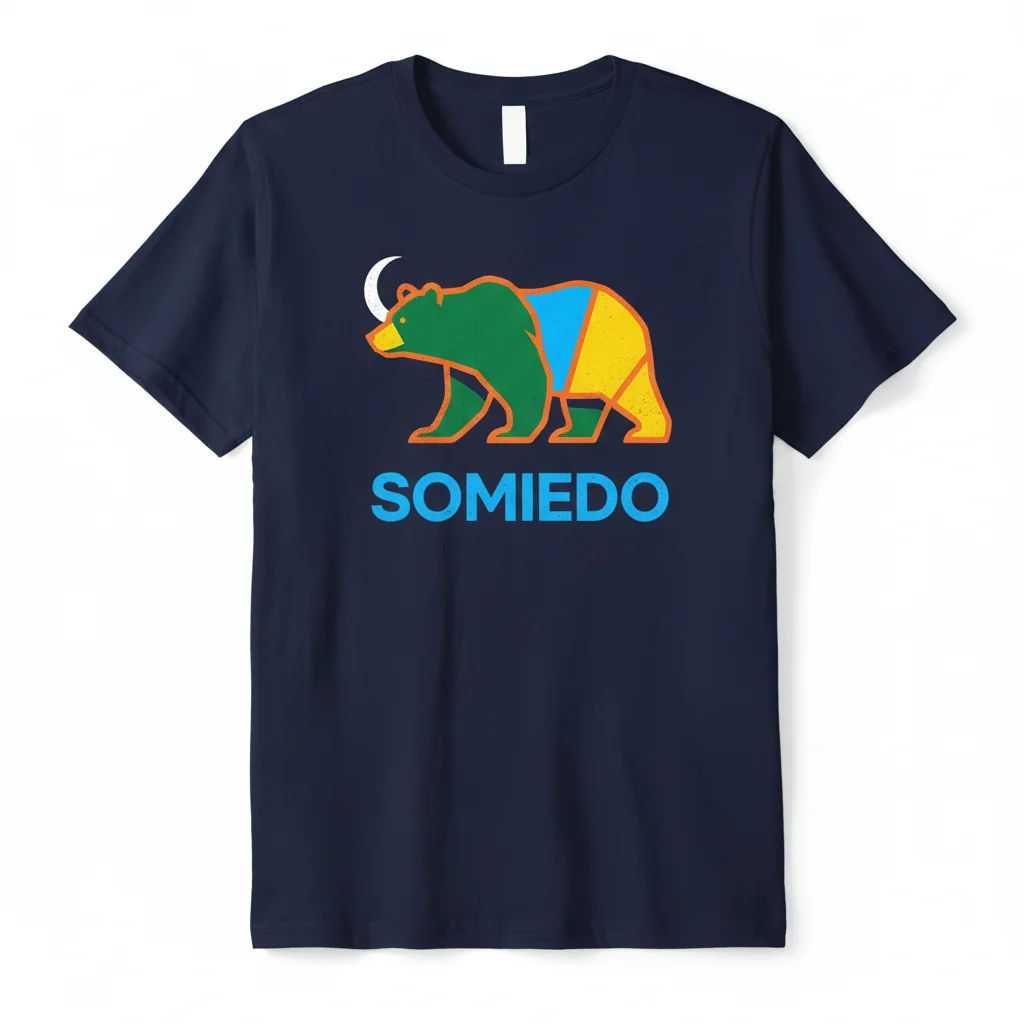 Durable Somiedo Bear Graphic Tee – Premium Comfort & Lasting Style