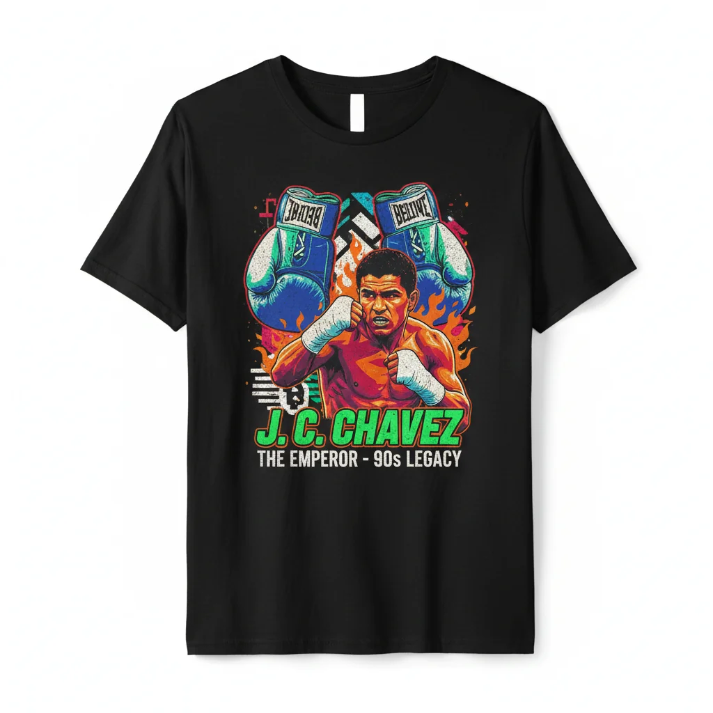 Julio Cesar Chavez T-Shirt | 90s Vintage Boxing Graphic Tee for Men