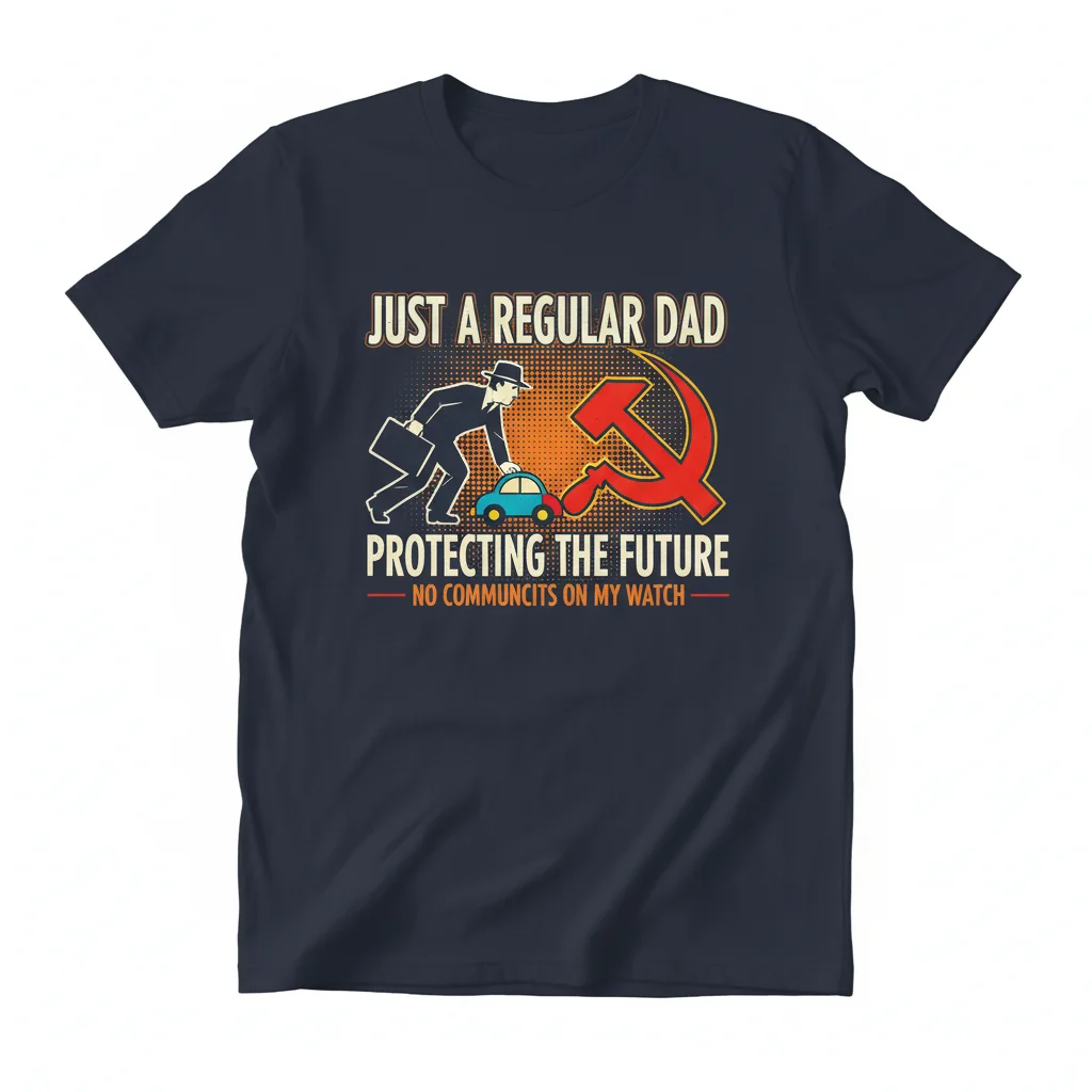 The 'Dad & Democracy' Tee: Raising Patriots, Not Communists