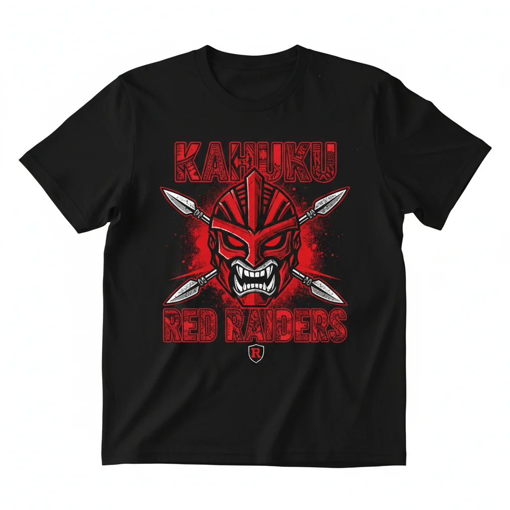 Durable Kahuku Red Raiders Graphic T-Shirt – Fade-Resistant & Pre-Shrunk Comfort