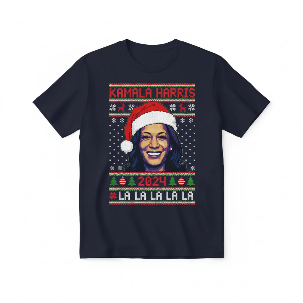 Embrace the Spirit: Kamala Harris 2024 'La La La' Holiday Tee