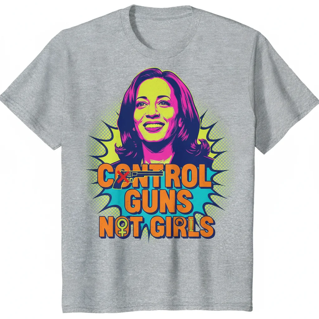 Control Guns Not Girls: The Kamala Statement Tee