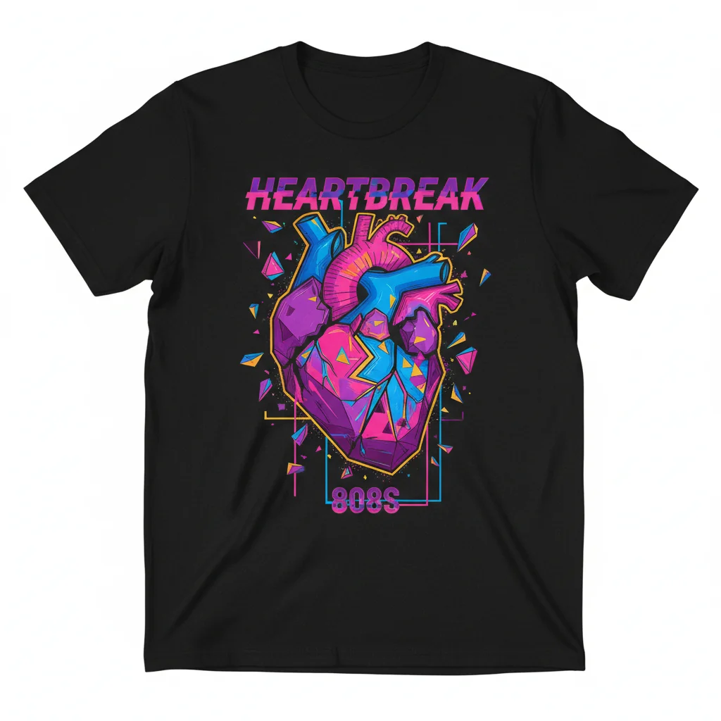Kanye West 808s & Heartbreak T-Shirt | Unisex Album Art Graphic Tee