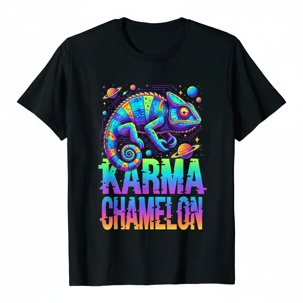 Embrace Your True Colors: The "Karma Chameleon" Essential T-Shirt