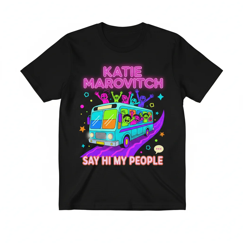 Dimension 20 On a Bus T-Shirt - Katie Marovitch Fan Apparel
