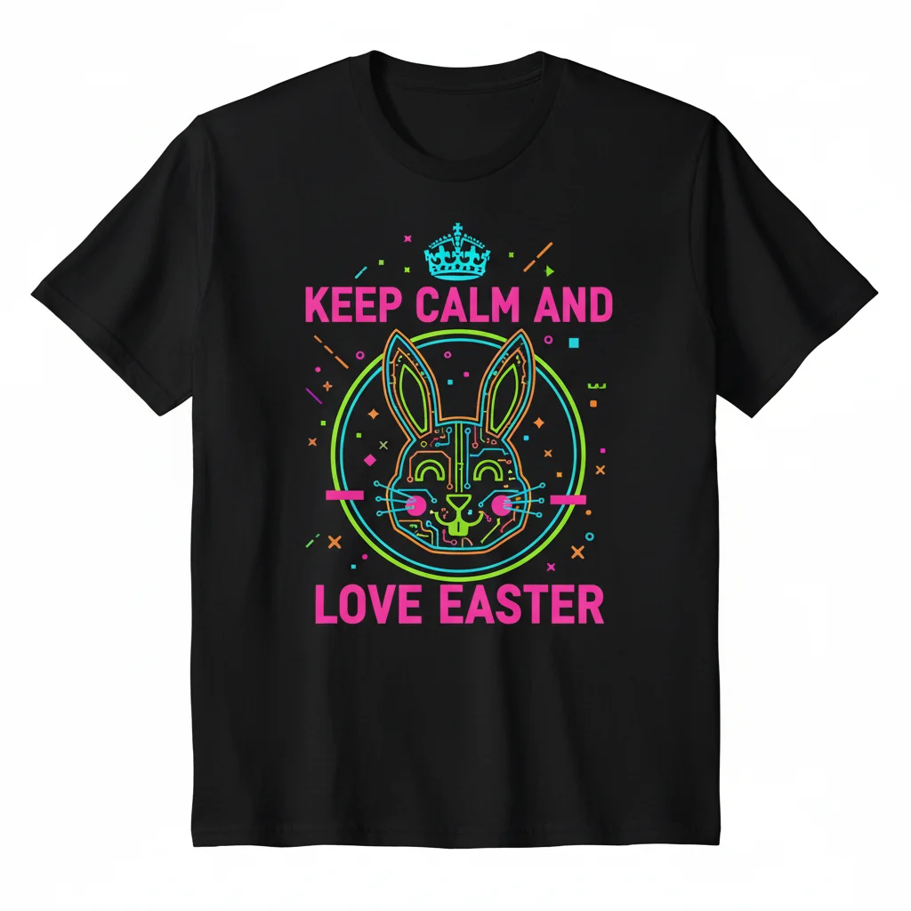 Camiseta 'Keep Calm and Love Easter Day' - Pascua