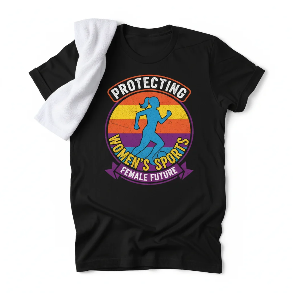 Feminine Sports Supporter Tee - Keep Women's Sports Female