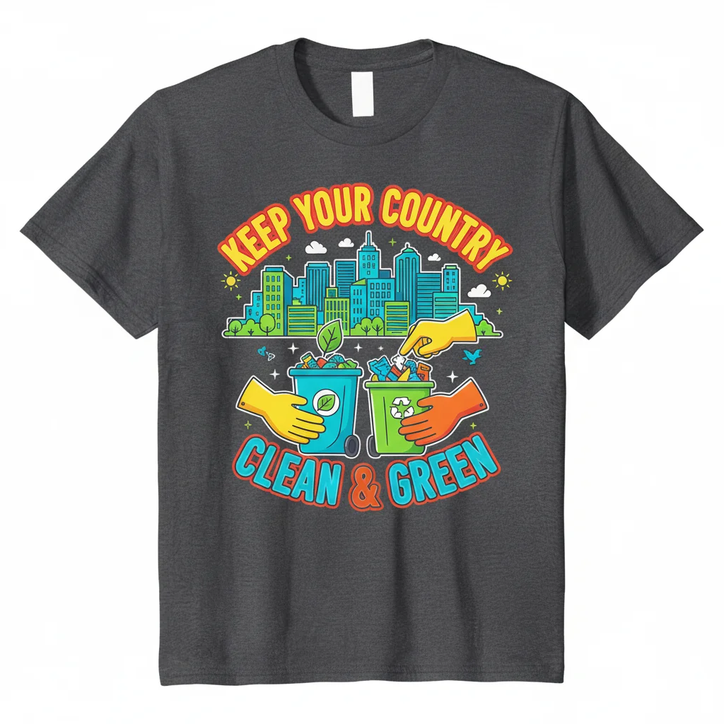 Clean Country Essential T-Shirt – Eco-Friendly Style