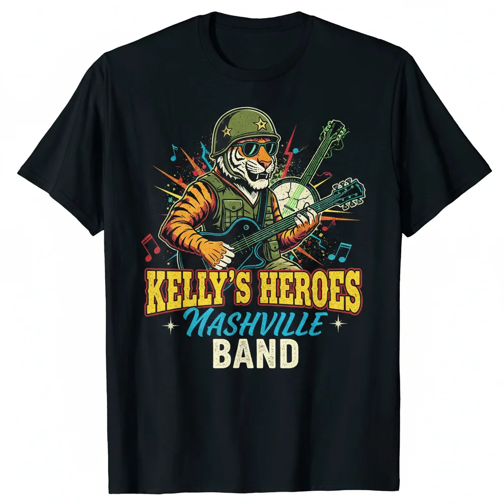 Kelly's Heroes Band Nashville: Wear the Music, Feel the Spirit Essential T-Shirt