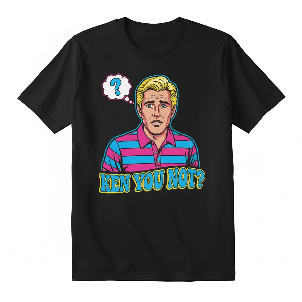 Ken You Not T-Shirt | Funny Slogan Graphic Tee | Premium Unisex Cotton Shirt
