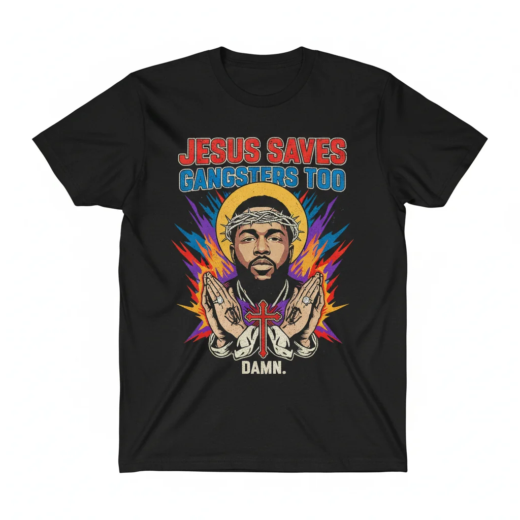 Kendrick Lamar 'Jesus Saves Gangsters Too' – The Anthem Tee