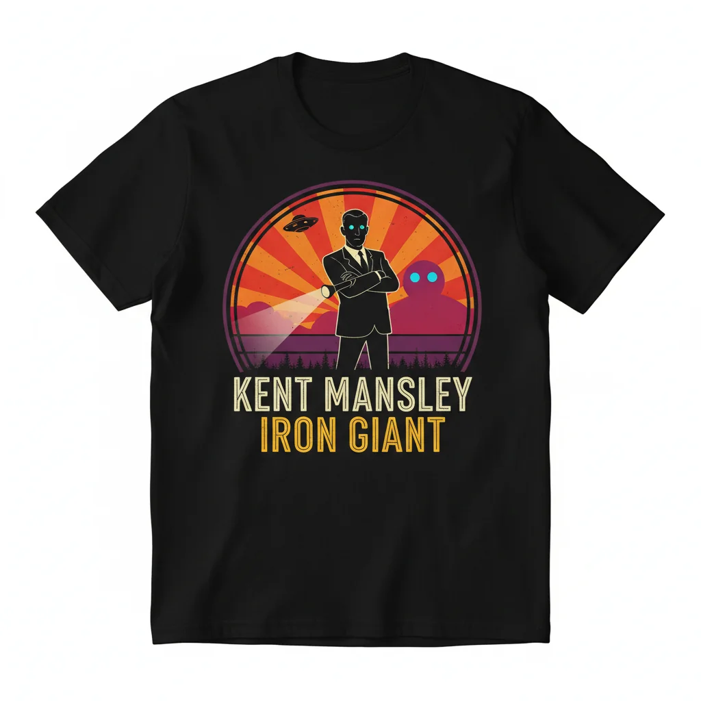 Kent Mansley 'The Iron Giant' T-Shirt | Classic Movie Villain Graphic Tee