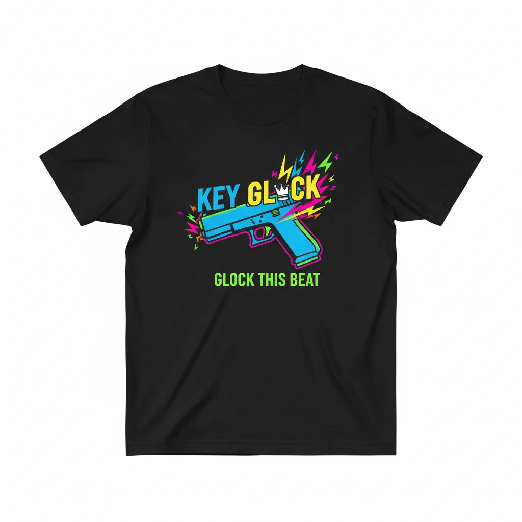 Key Glock Heavyweight Tee - Black (Size S)